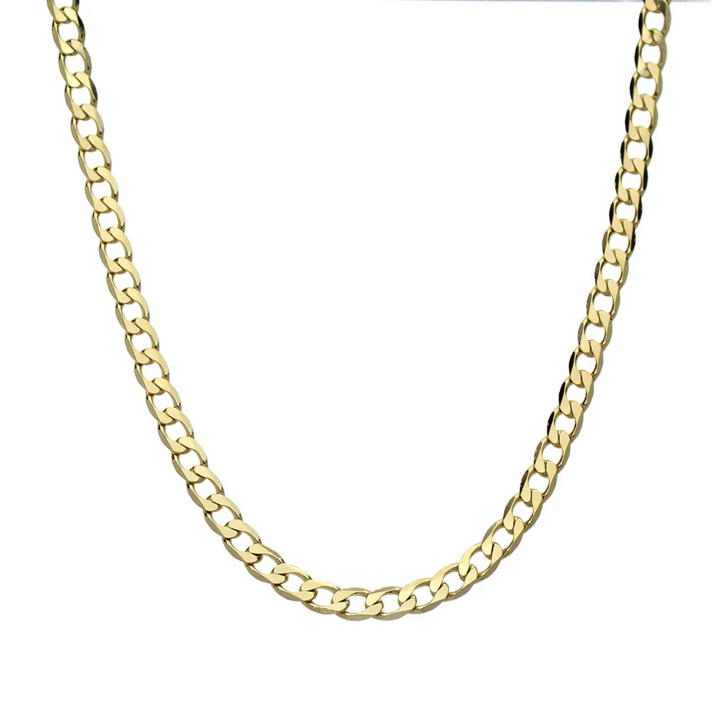 Collar Cubano Chapado en Oro 14K