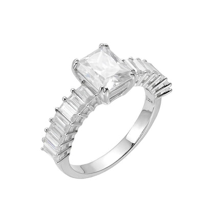 Timeless Radiant Cut Engagement Wedding Fine Ring