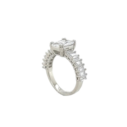 Timeless Radiant Cut Engagement Wedding Fine Ring