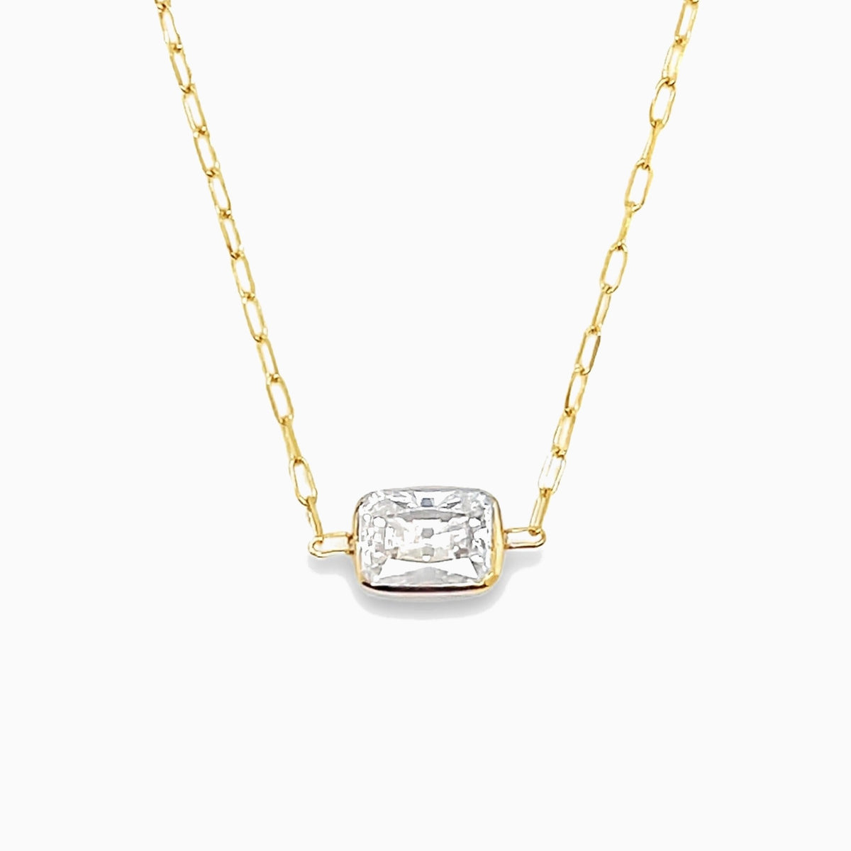The East-West Bezel Necklace