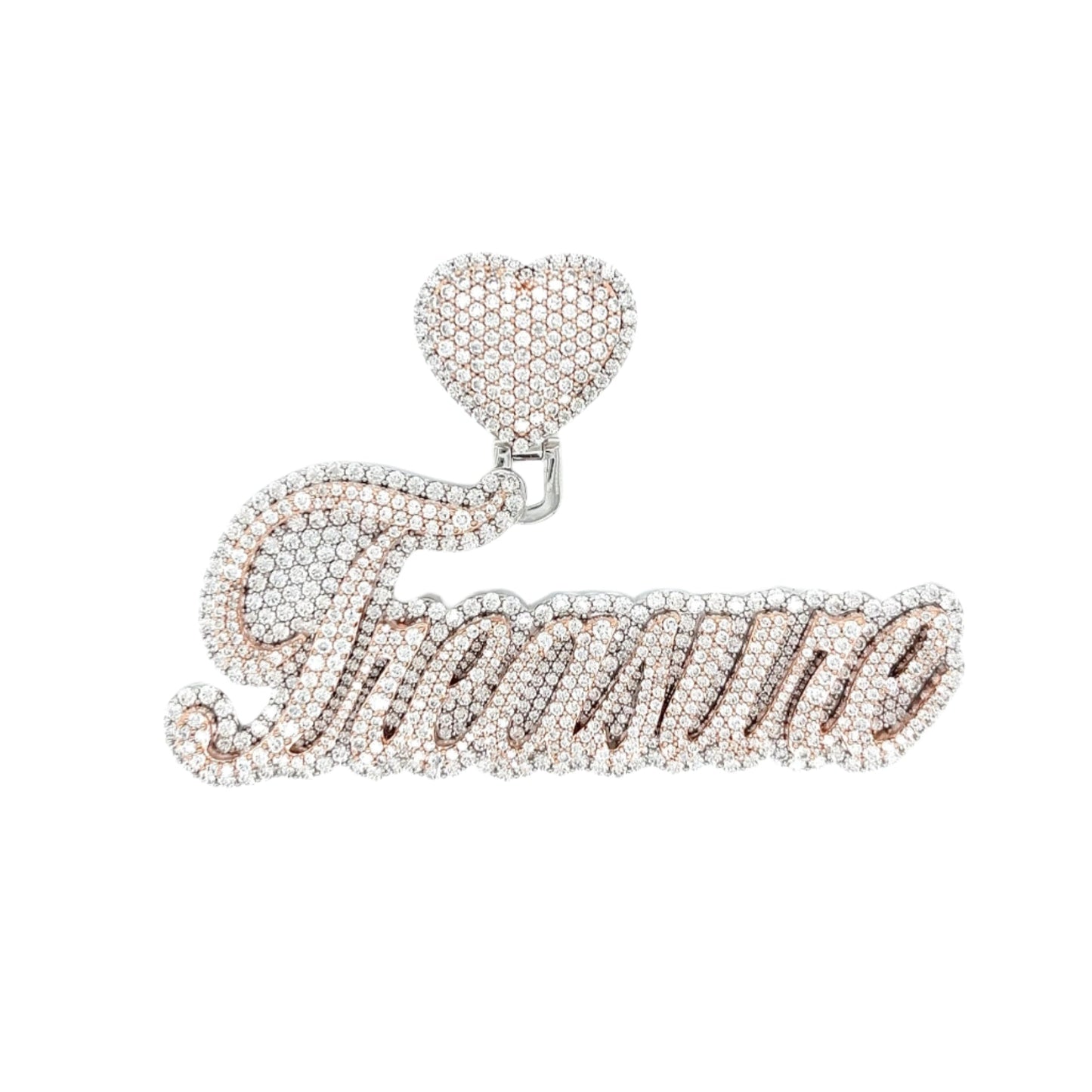 Heart Bail Treasure Personalized Custom Design Pendant Charm