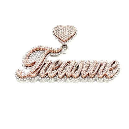 Heart Bail Treasure Personalized Custom Design Pendant Charm
