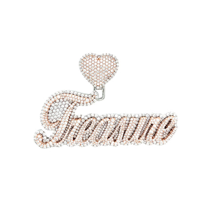 Heart Bail Treasure Personalized Custom Design Pendant Charm