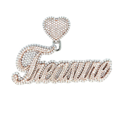 Heart Bail Treasure Personalized Custom Design Pendant Charm