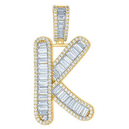 BAGUETTE FLAT INITIALS