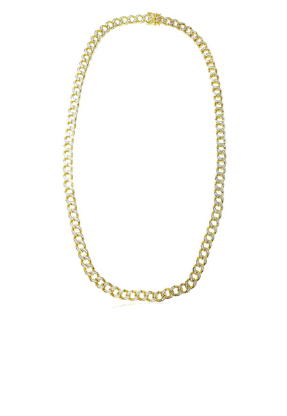 NG564 26" 14K Gold Plated Iced Chain