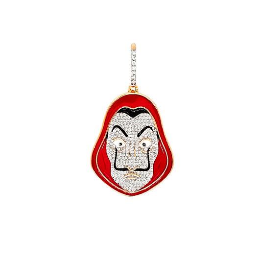 Money Heist Mask Pendant Charm