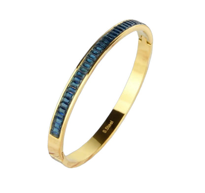 Women's Fashion Jewelry 18K Gold Plated Stainless Steel Bangle