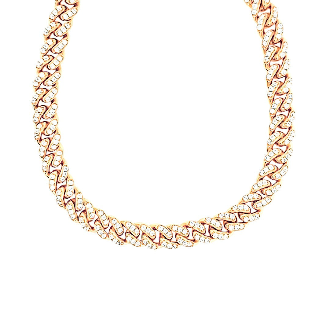 14K Gold Plated 925 Sterling Silver Chain Necklace