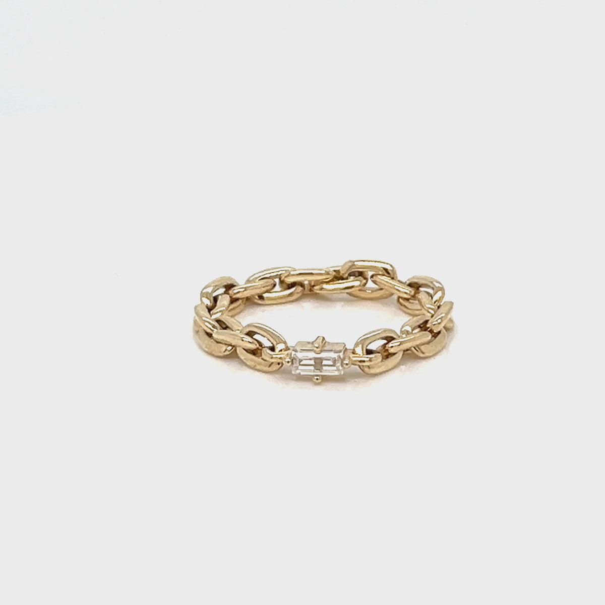 Video of the Chain Ring, 14K solid gold