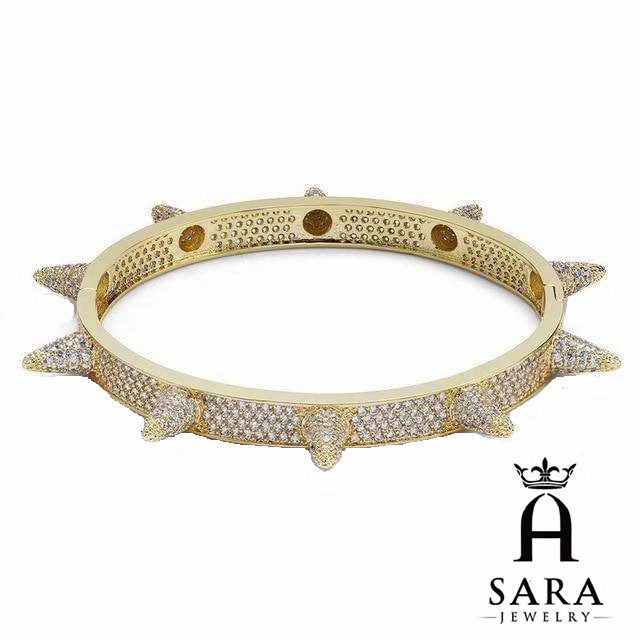 Pulsera de púas de oro