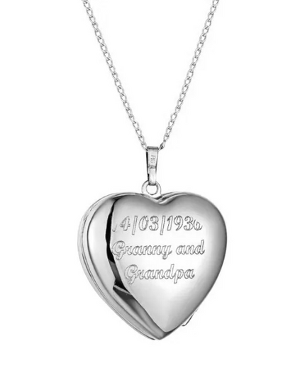 Customized Heart Shaped Name Necklace