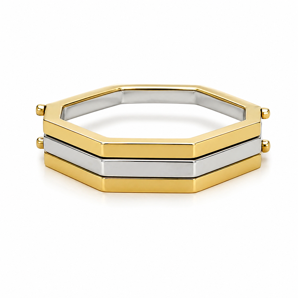 Apex Ring in 925 sterling silver with cubic zirconia, view 3