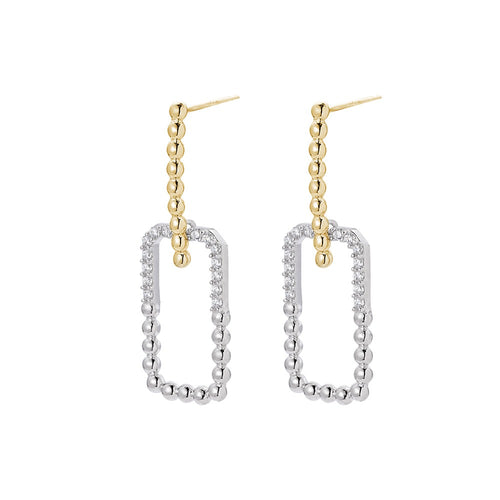 Caviar Earrings in 14K gold or sterling silver