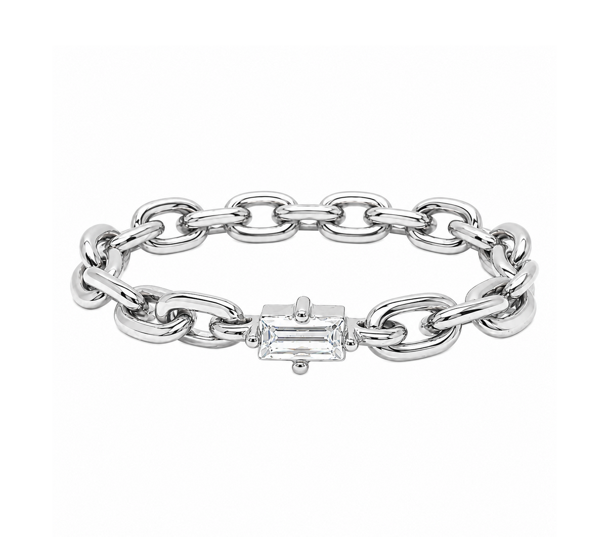 Chain Ring in 14K solid gold, view 3