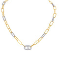Floating Heart Necklace in 925 sterling silver with cubic zirconia