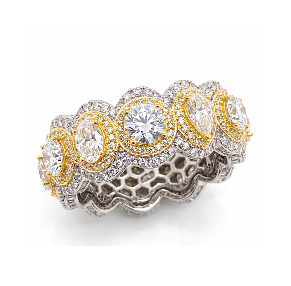 Harmony Eternity in 925 sterling silver with lab-grown moissanite