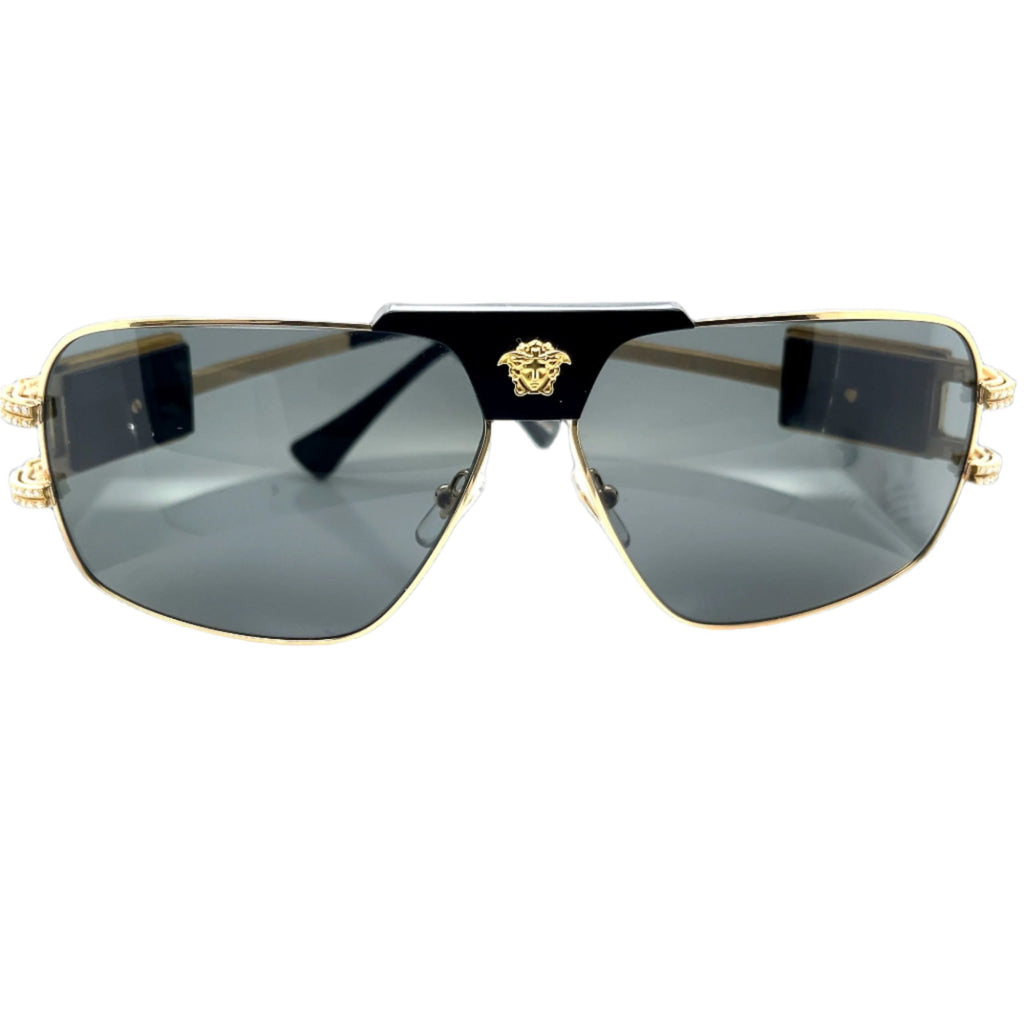 Iced Luxe Sunglasses with Moissanite, hand-set frame