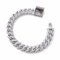 Miami Bracelet in 925 sterling silver with lab-grown moissanite, view 4