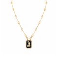 Panther Necklace in 925 sterling silver with cubic zirconia, view 6