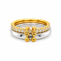 Riviera Ring in 925 sterling silver with cubic zirconia, view 4
