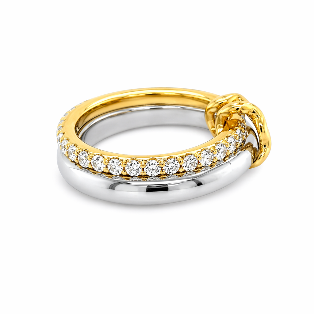Riviera Ring in 925 sterling silver with cubic zirconia, view 5