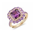 Royalty Ring in 925 sterling silver with cubic zirconia, view 3