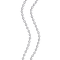 Sphere Necklace in 925 sterling silver with lab-grown moissanite, view 4