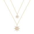 Starburst Necklace in 14K solid gold
