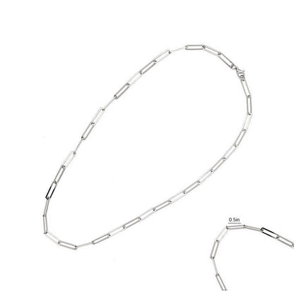 Shiny Paperclip Chain 12mm width